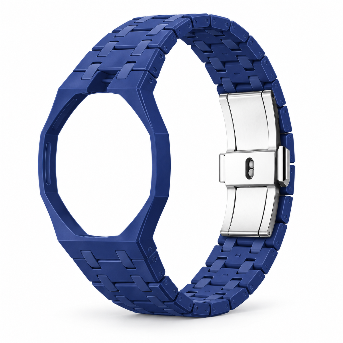 OctaLink — Bleu marine — boîtier et bracelet seuls sur fond blanc